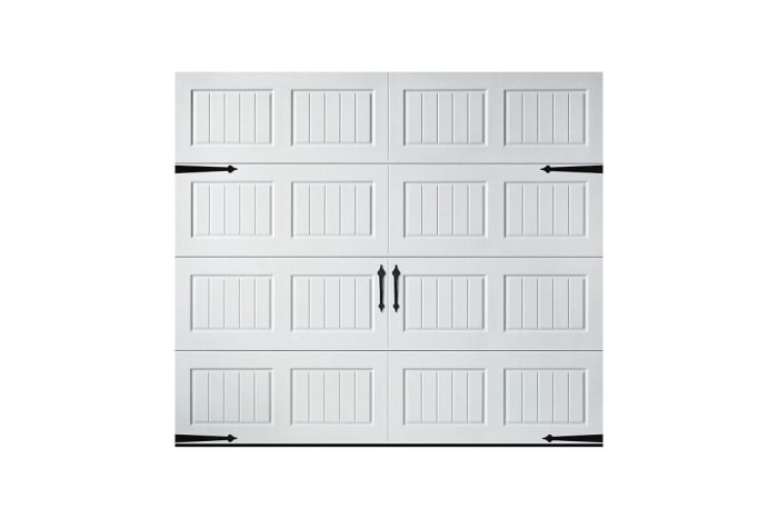 La meilleure option de porte de garage Porte de garage Amarr Hillcrest 2000 White Carriage House