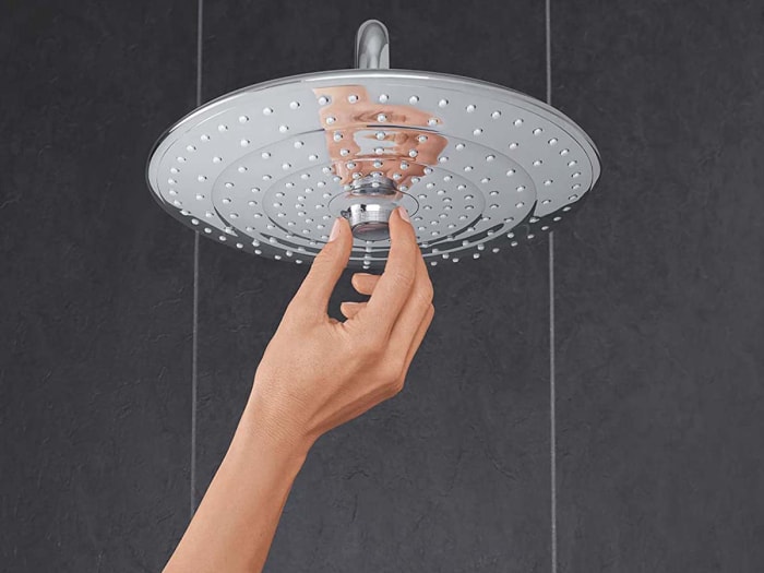 La meilleure option pour les essentiels de la maison Pommeau de douche à effet pluie Grohe Euphoria 260 de 10 pouces à 3 jets