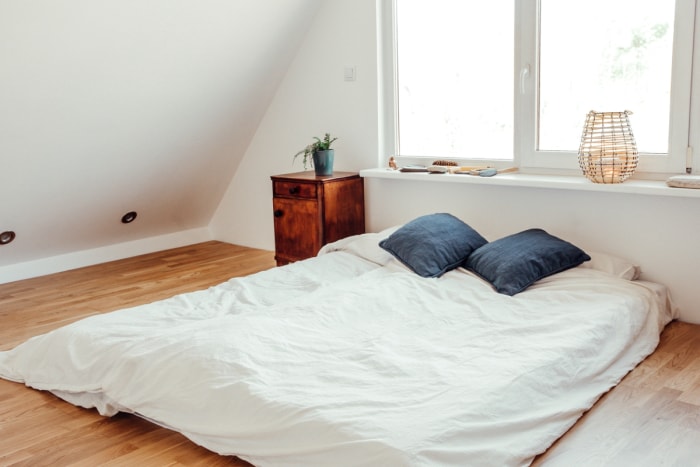 alternatives au sommier - matelas au sol