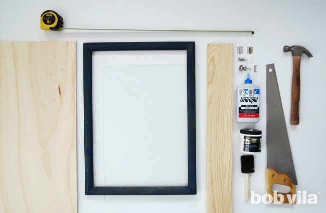 Boîte à ombres DIY - Fournitures