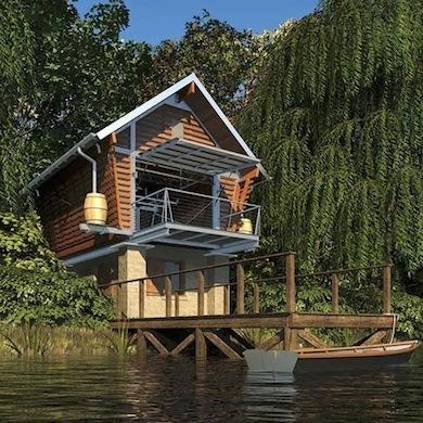 Au bord de l'eau : 10 petites maisons au bord du lac