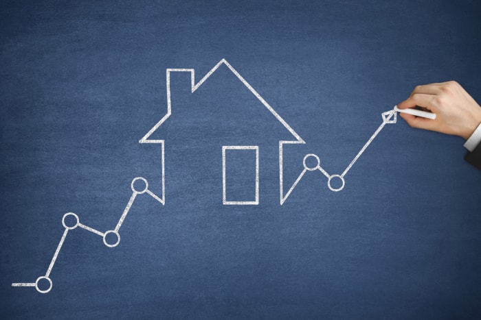 Maison immobilier graphique prix investissement hypothèque