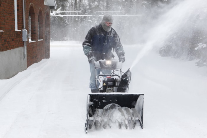 les erreurs de la souffleuse à neige