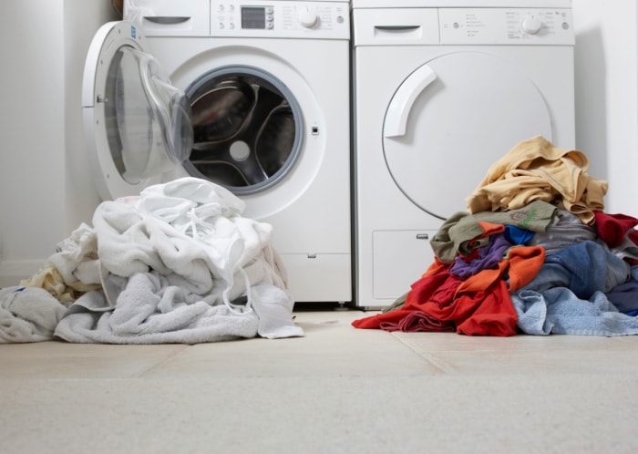 deux charges de linge