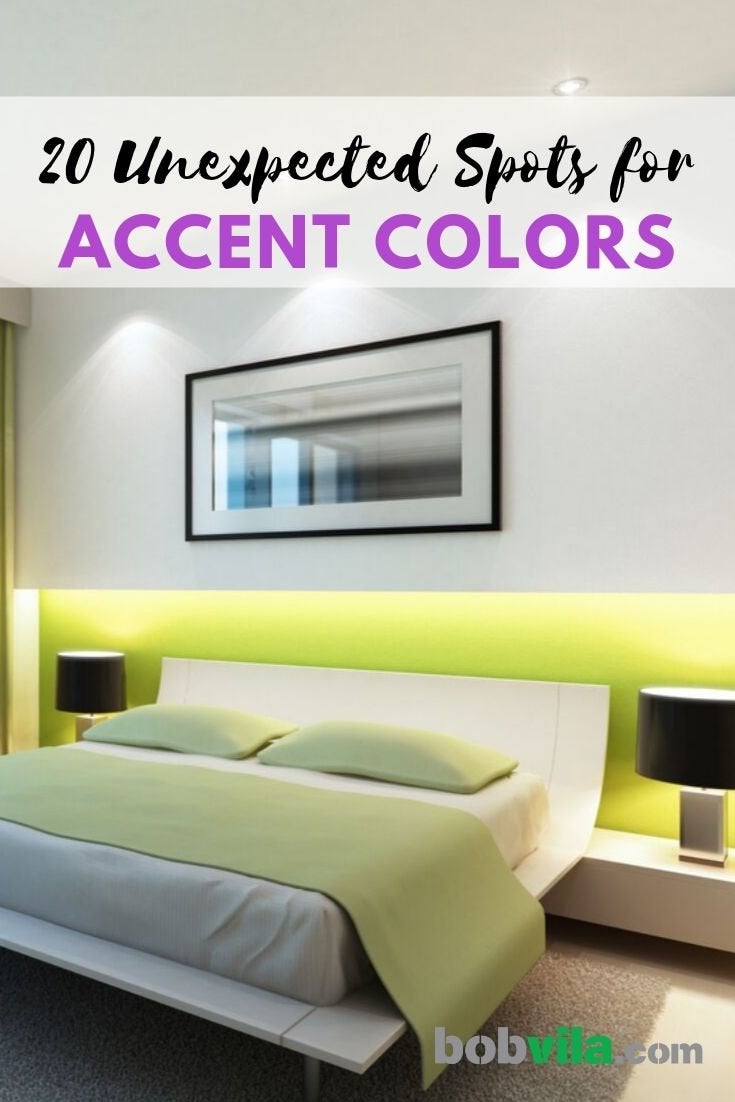 20 endroits inattendus pour des couleurs d'accentuation