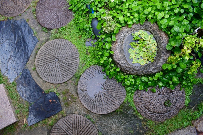 10 modèles de pas japonais pour rehausser votre allée de jardin