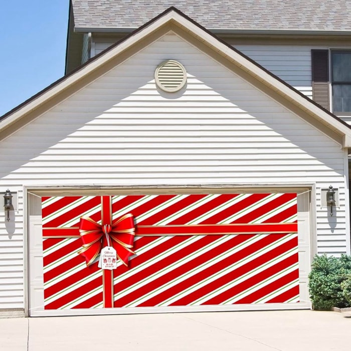 La meilleure option de décoration de porte de garage de Noël : salutation de fête, cadeau de vacances de Noël, décoration de porte de garage 