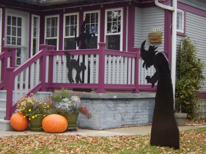 Maison d'Halloween à Milwaukee, Wisconsin