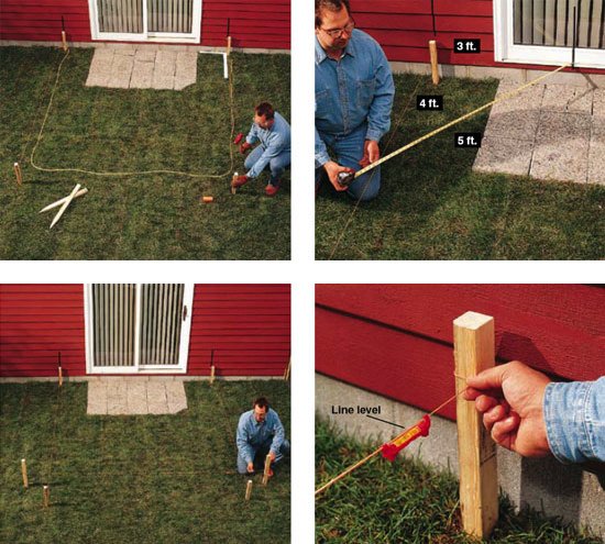 Aménagement d'une terrasse en béton à faire soi-même