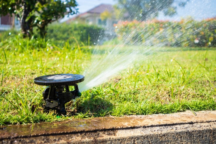 Combien de temps faut-il arroser la pelouse ? Calculez le débit d'eau