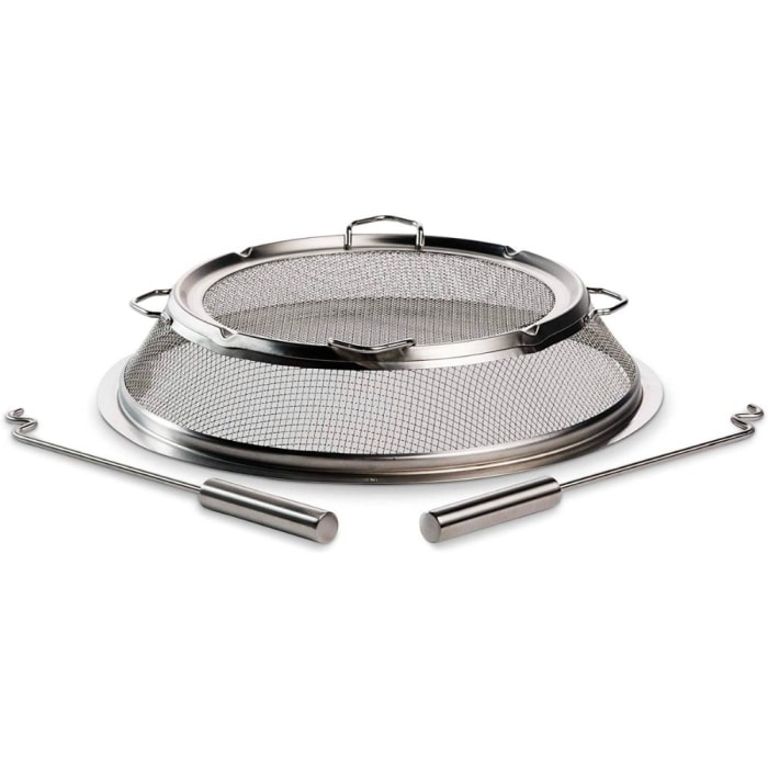 La meilleure option d'accessoires pour Solo Stove : Solo Stove Bonfire Shield Stainless Steel Fire Pit Spark Protector Screen (Écran de protection contre les étincelles)