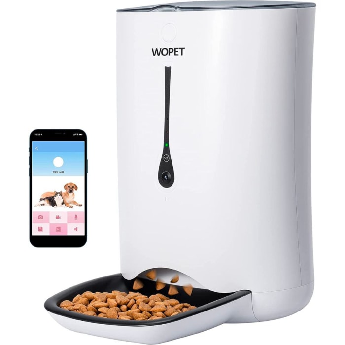 La meilleure option d'appareils intelligents pour la maison : le distributeur automatique de nourriture pour animaux WOPET