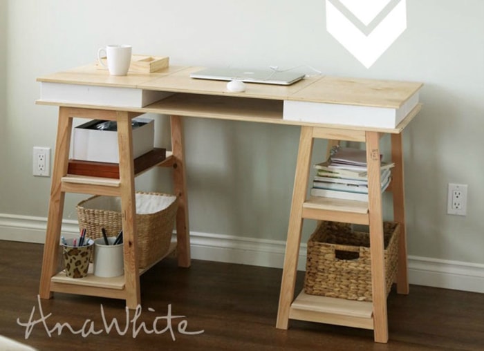 15 modèles simples pour un bureau à faire soi-même