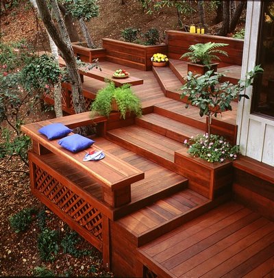 Terrasse en séquoia