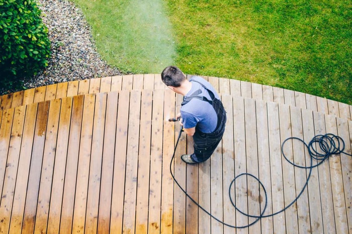 scellement de la terrasse