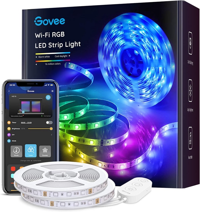 Amazon comment installer des bandes lumineuses à LED Govee Smart LED Light Strip