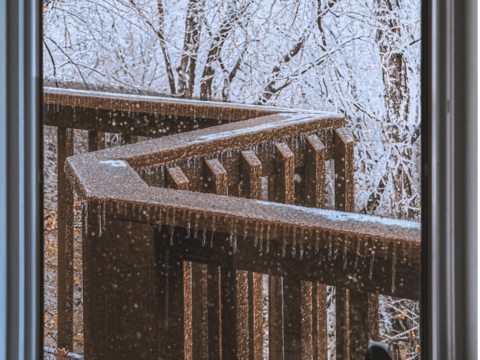 scellement de la terrasse