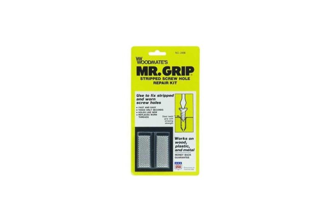 Produits pour des réparations rapides dans la maison Option Kit de réparation de trou de vis Mr. Grip