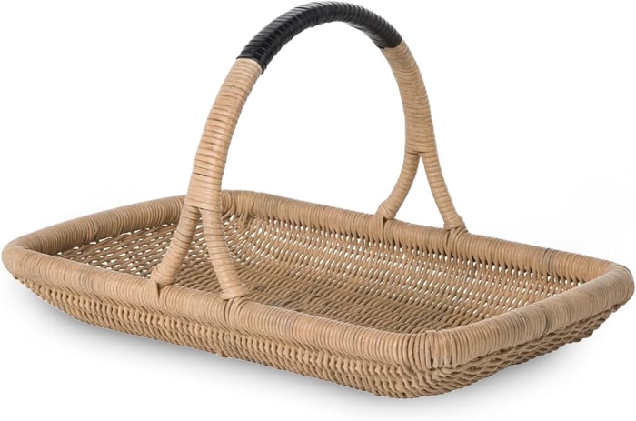 Panier de jardin tissé