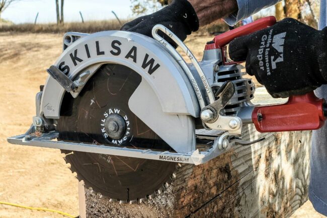 Utilisation d'une scie circulaire Kilsaw