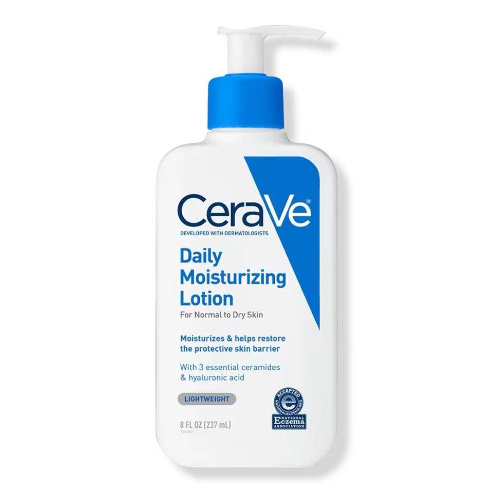 product shot of a bottle of CeraVe moisturizer