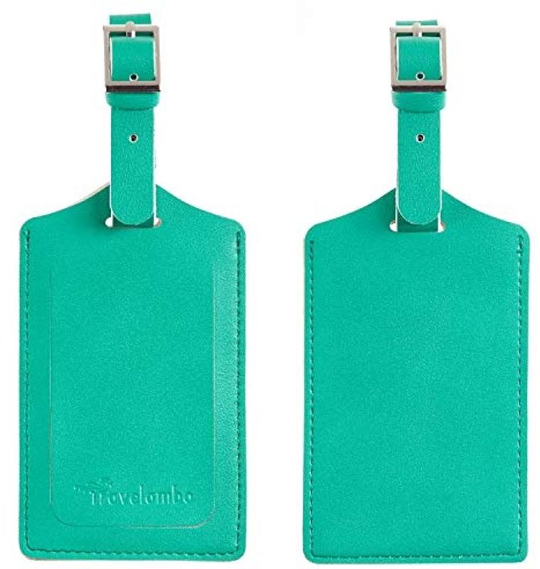 Travelambo Luggage Tag (2-Pack) on a white background.