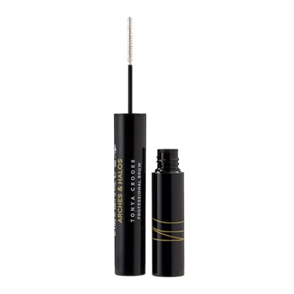 Arches & Halos Natural Hold Brow Gel - Coat and Condition Brows - Vegan and Cruelty Free Makeup - Clear, 0.1 oz