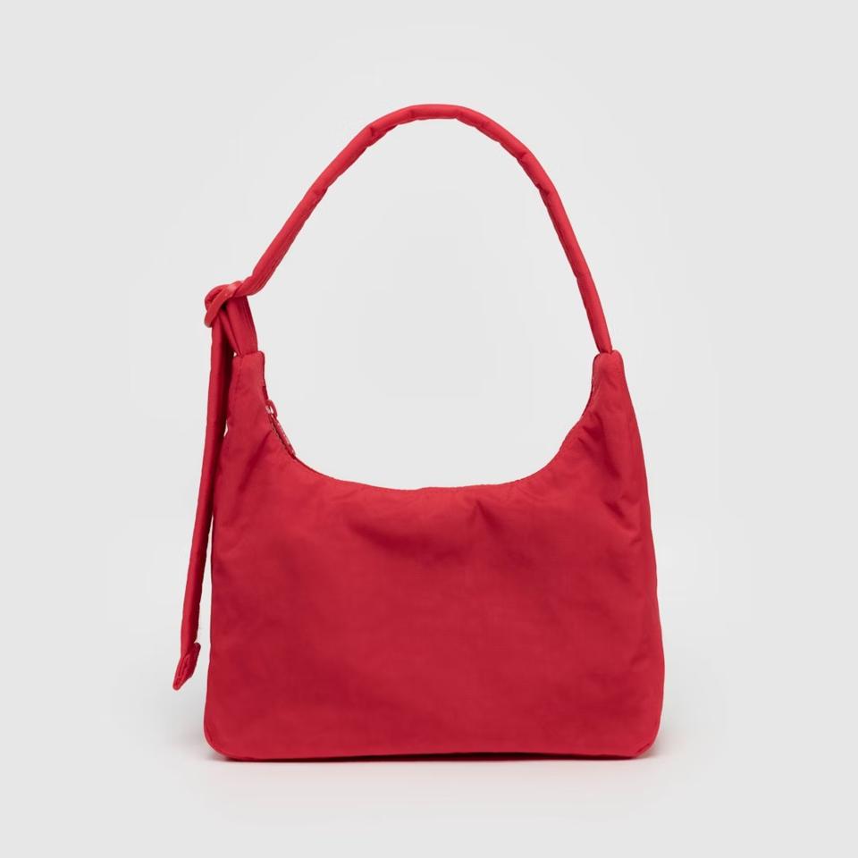 Baggu Mini Nylon Shoulder Bag on white background.