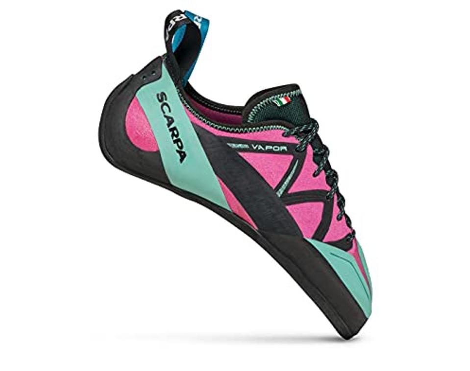 SCARPA Women's Vapor Lace Rock Climbing Shoes for Sport Climbing and Bouldering 