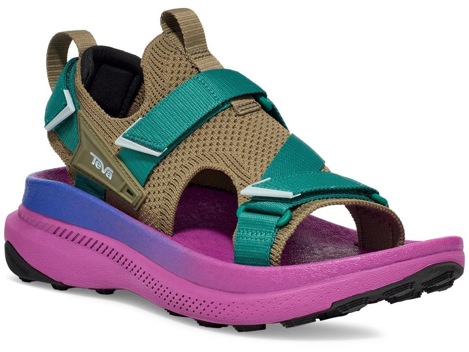 Teva Aventrail sandal in purple, green and brown