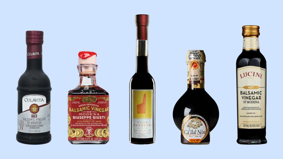 A selection of the best balsamic vinegars.