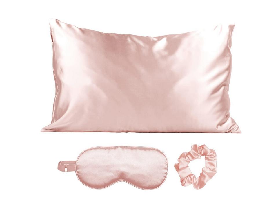 KITSCH Satin Pillowcase in blush