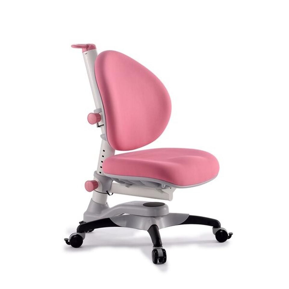 ApexDesk Little Soleil Children's Desk Chair in pink on a white background