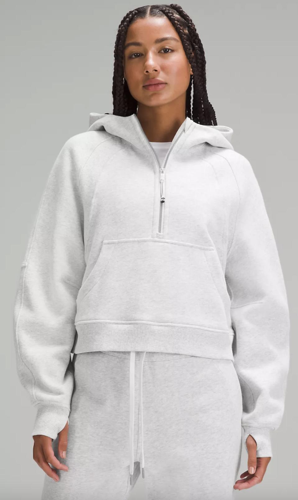 lululemon scuba oversized half-zip hoodie