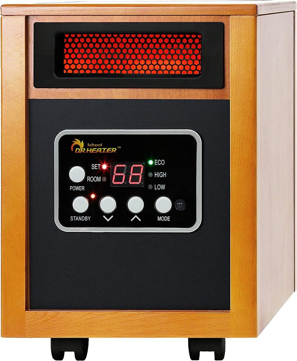 Best Space Heater for Large Rooms: Dr Infrared Heater Portable Space Heater