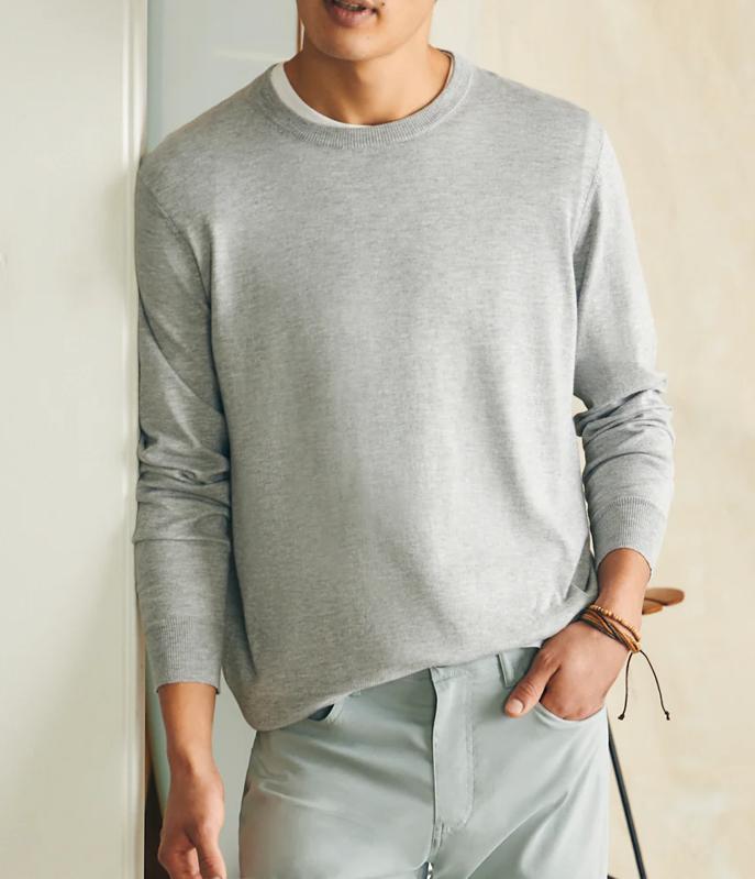 Faherty Movement Crewneck Sweater