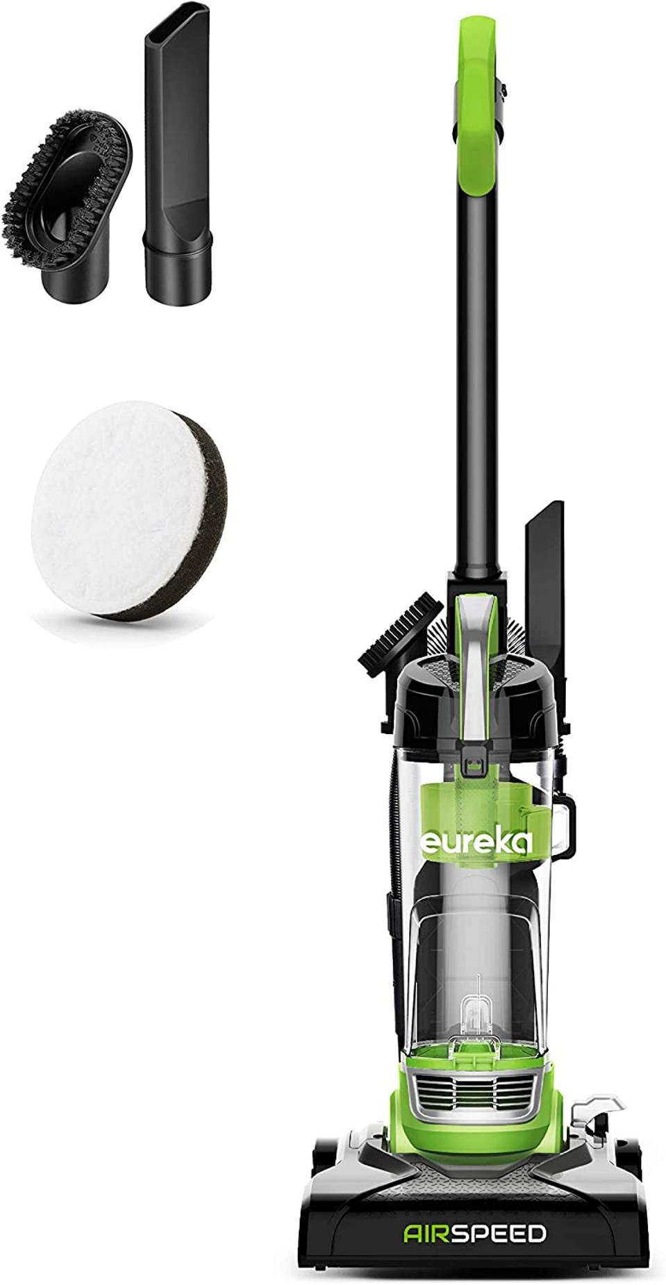 Eureka Airspeed Ultra-Lightweight Compact Bagless Upright Vacuum Cleaner with Replacement Filter