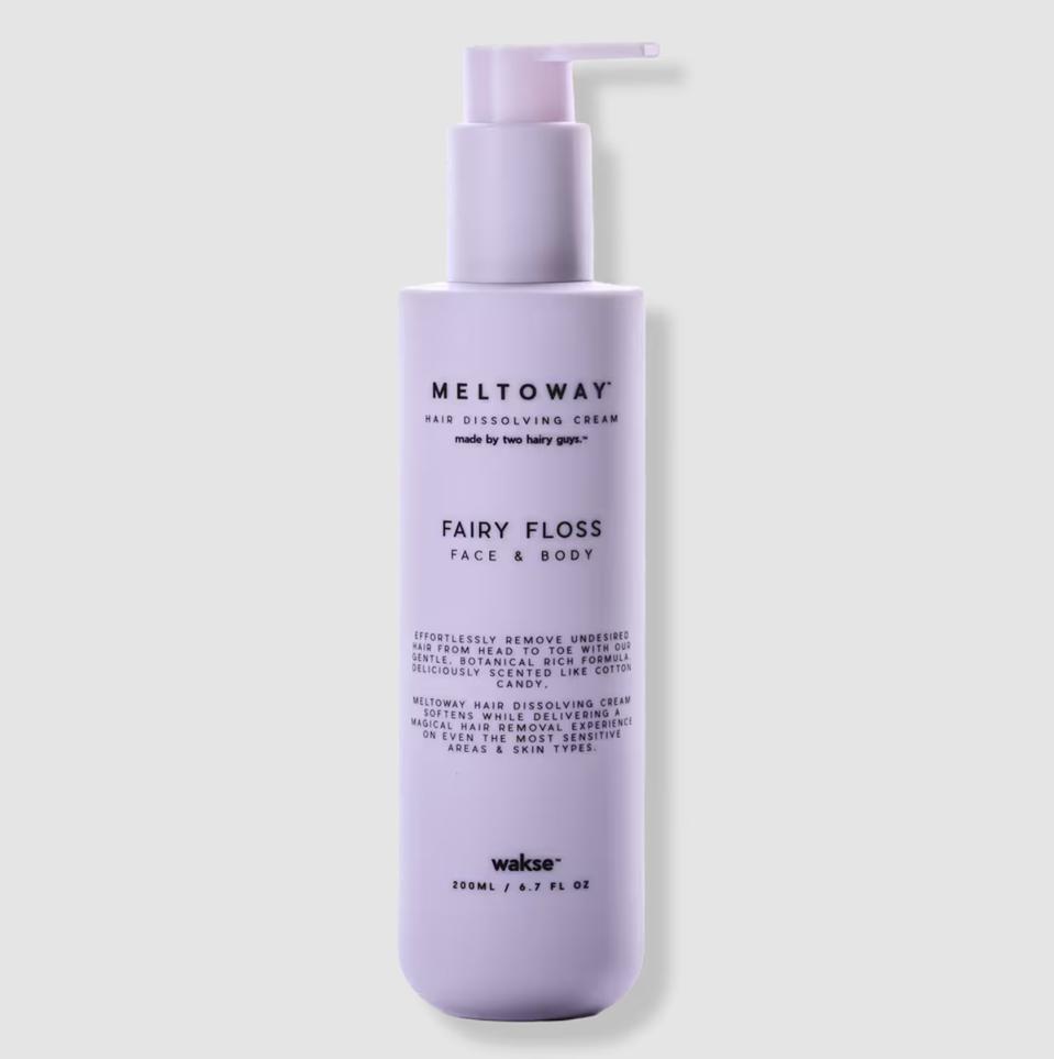 Wakse Meltoway Hair Dissolving Cream on transparent background.