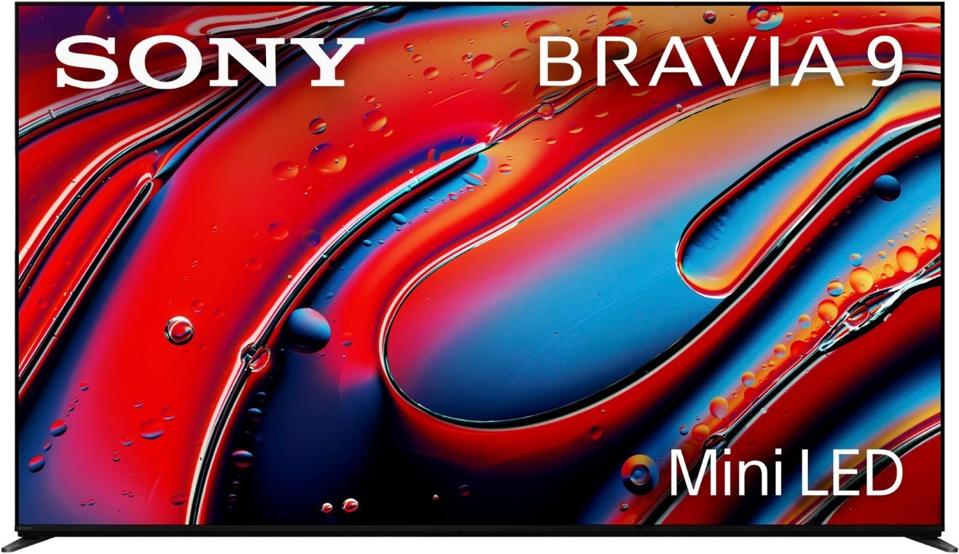 The Sony Bravia 9 mini-LED TV on a white background