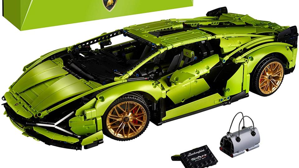 LEGO Technic Lamborghini Sian, lime green