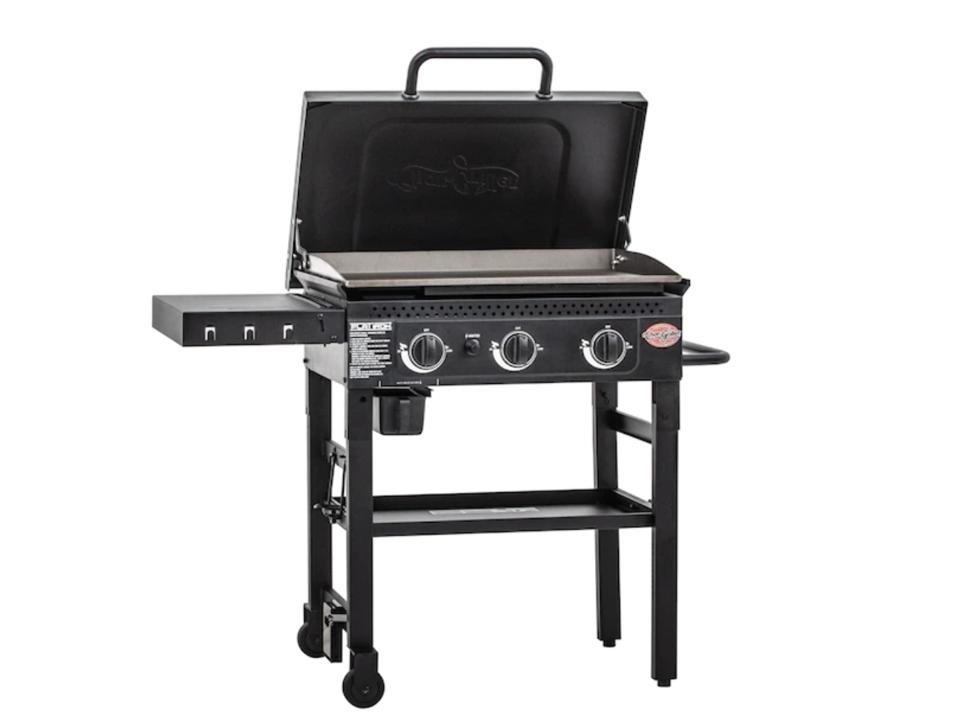 Char-Griller Flat Iron 3-Burner Griddle 3-Burner Liquid Propane Flat Top Grill