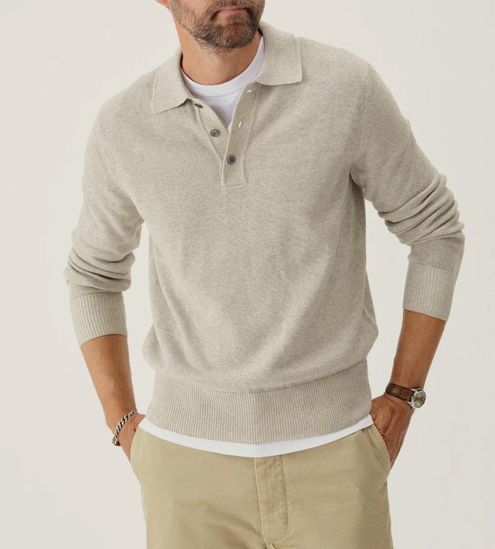 Buck Mason Wool Hemp Traveler Polo