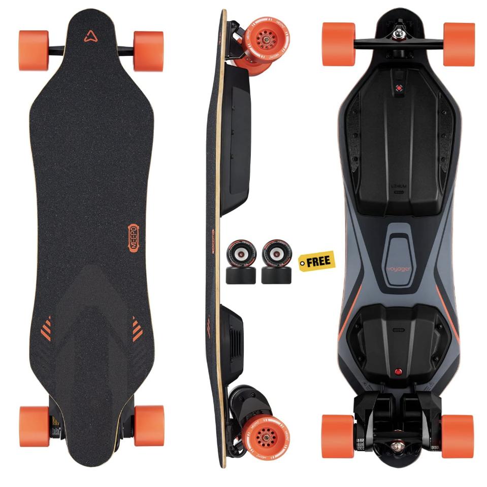 Meepo Voyager Electric Skateboard on a white background