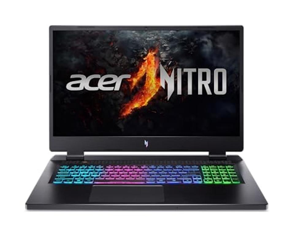 Acer Nitro 17 Gaming Laptop on a white background