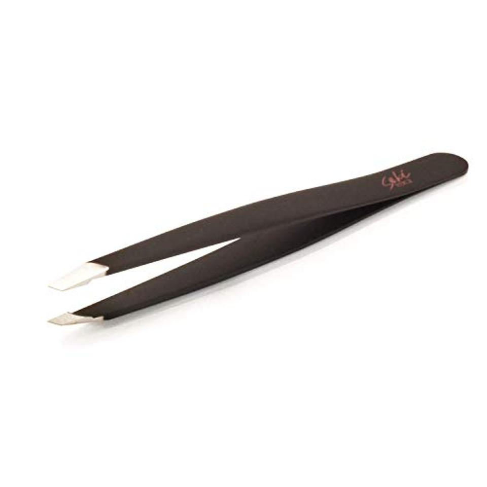 Seki Edge Black Stainless Steel Slant Tweezer