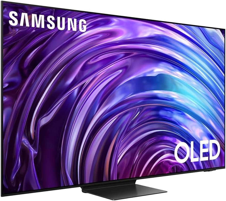 Samsung S95D TV on a white background