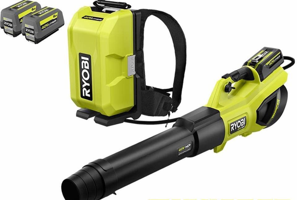 Ryobi 40V HP Brushless Whisper Series Backpack Blower