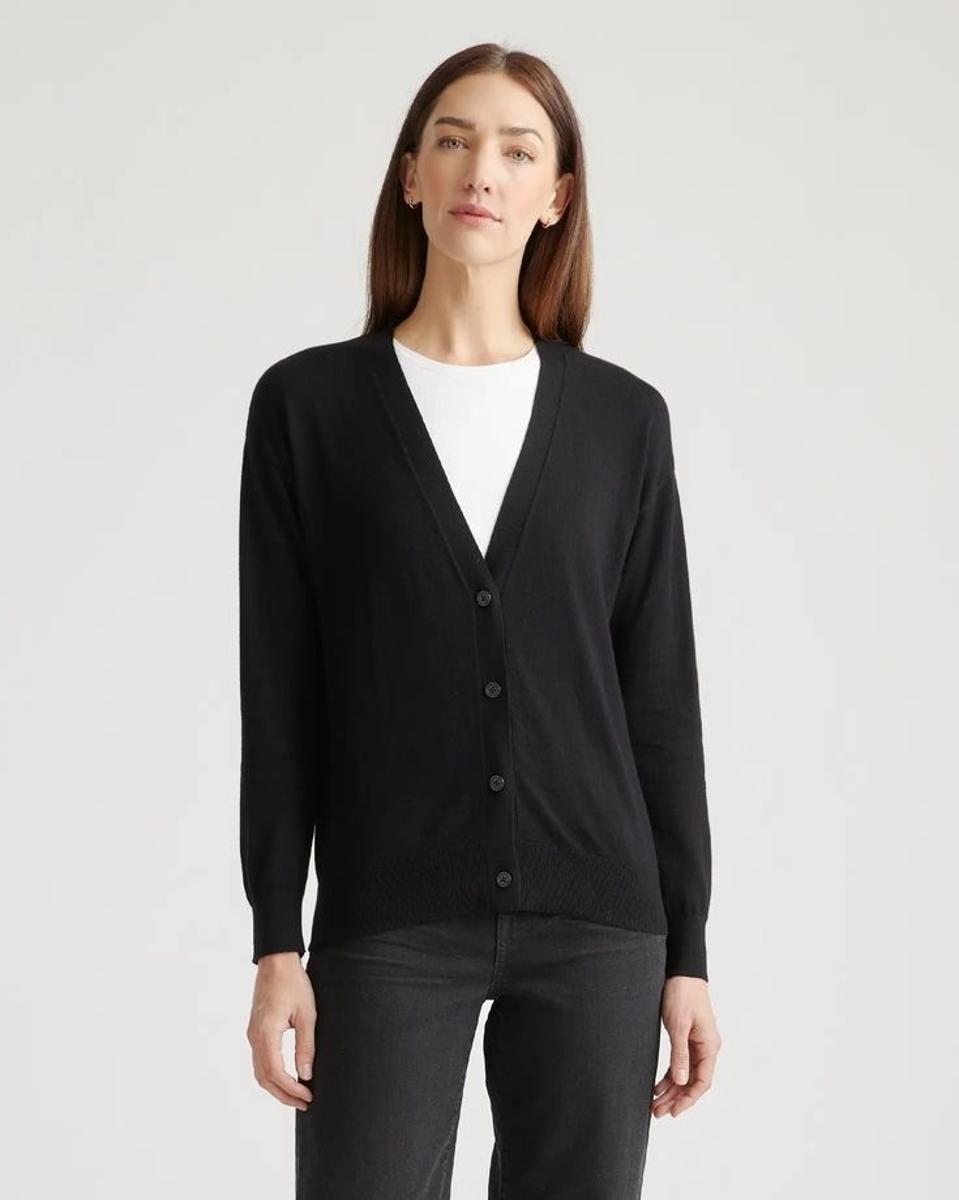 Lightweight Cotton Cashmere Cardigan