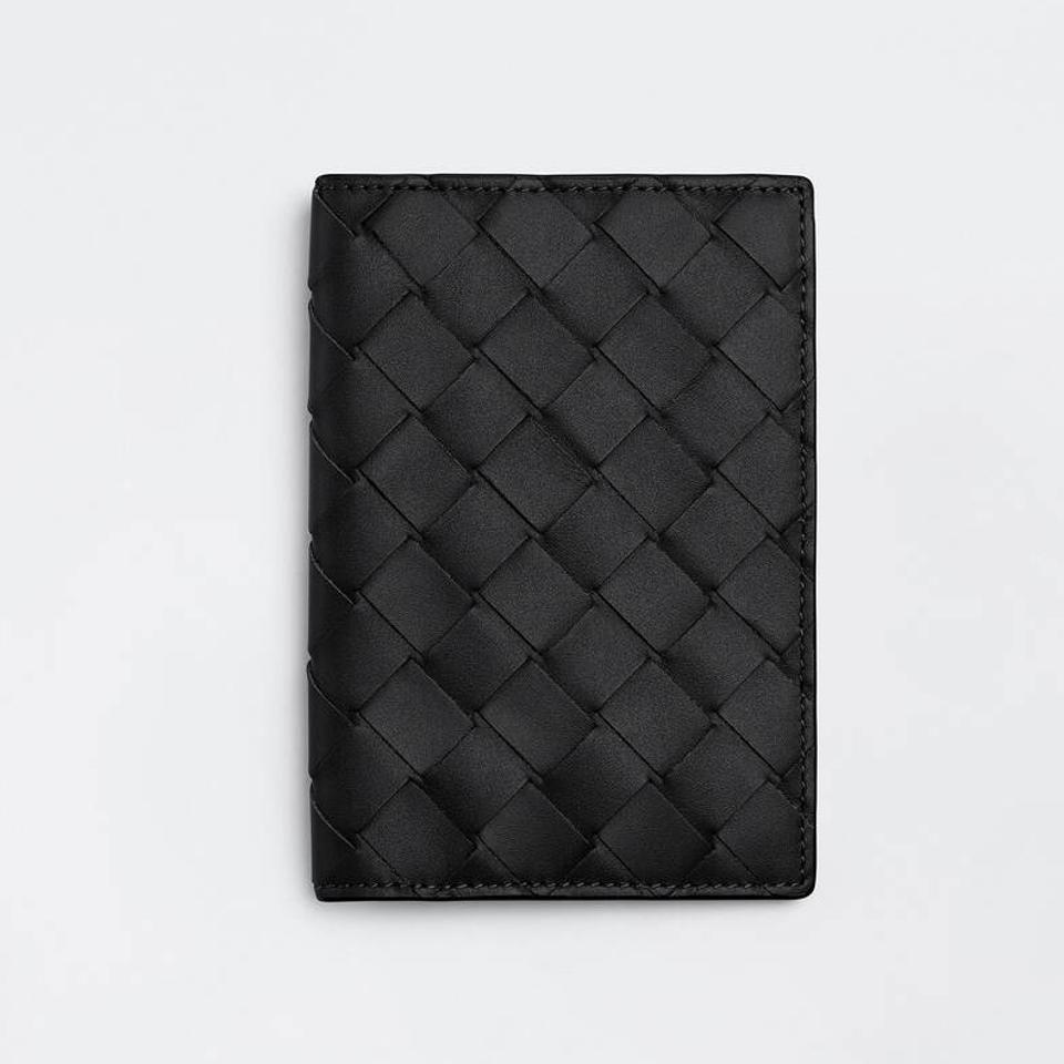 Best Gifts For The Groom: Bottega Veneta Men's Passport Case in Black