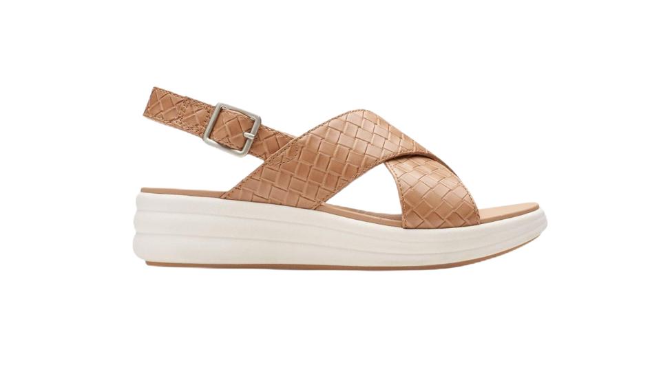 Clarks Drift Sun Sandal against a white background